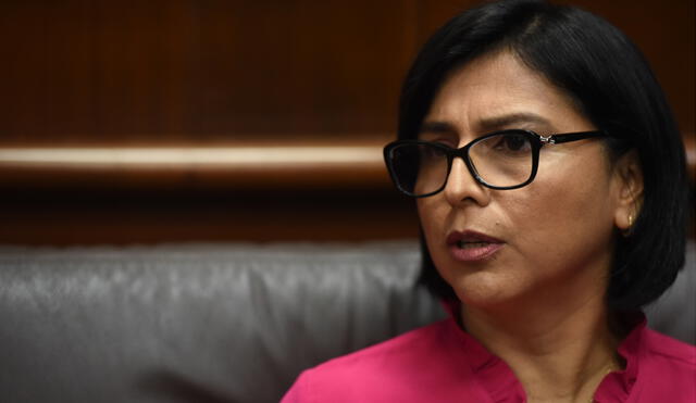 Sylvia Cáceres es ministra de Trabajo desde fines de 2018. Foto: La República.