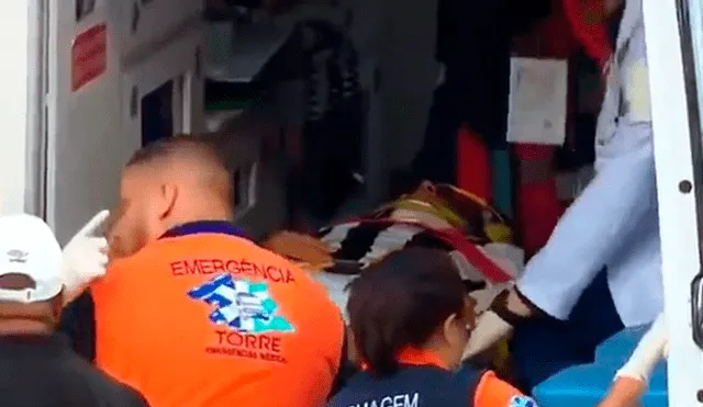 Compañero de Christian Cueva en Santos se desmayó tras brutal golpe en la cabeza [VIDEO]