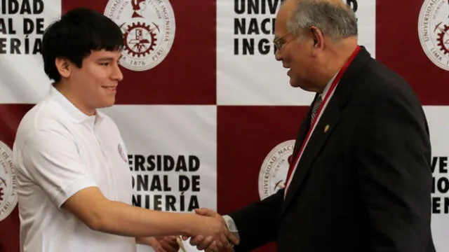 Diego Bayes ocupó el primer puesto en el último examen de admisión de la UNI. Créditos: Andina.