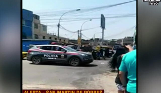 San Martín de Porres: balacera en av. Caquetá deja a un delincuente herido [VIDEO]