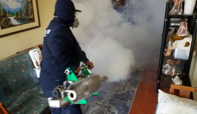 Lambayeque: Culmina primera etapa de fumigación en viviendas de Motupe
