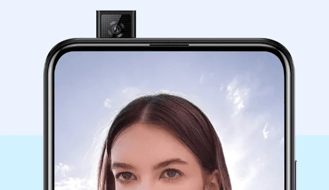 El Huawe Y9s integra una cámara selfie pop-up de 16 MP.