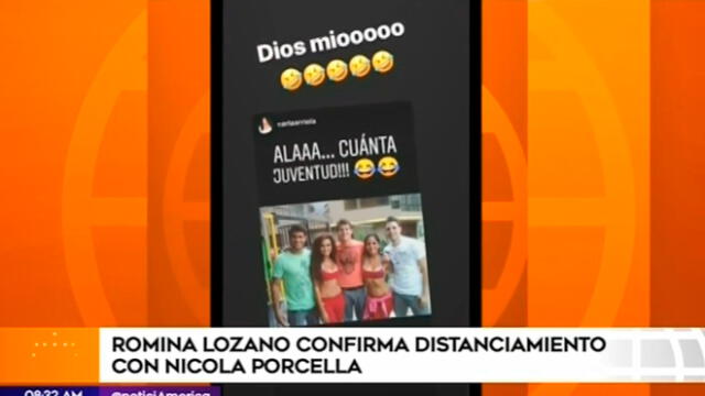 Romina Lozano confirma fin de relación sentimental con Nicola Porcella [VIDEO]