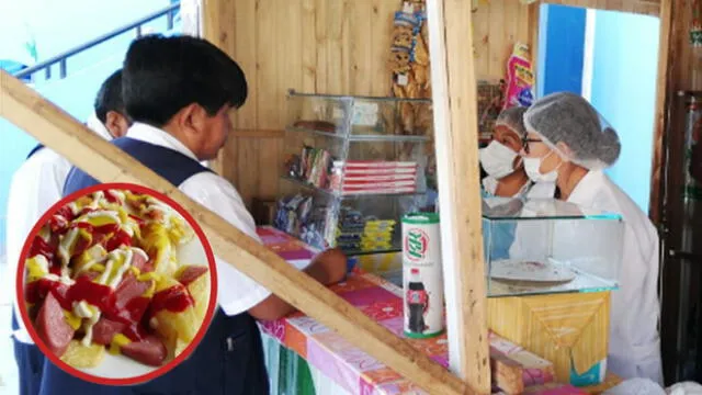 Once escolares se intoxicaron por comer salchipapa en Moquegua