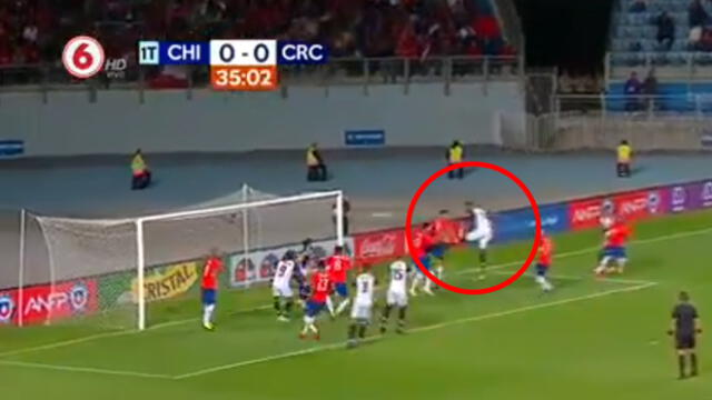 Chile vs Costa Rica EN VIVO: Kendall Waston con un cabezazo anota el 1-0 [VIDEO]