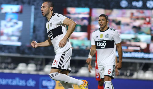 Antonlín Alcaraz marcó el primer gol para el 'Decano'. Foto: @elClubOlimpia
