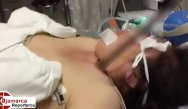 Mujer se clavó fierro en el cuello por salvar a su nieta| VIDEO