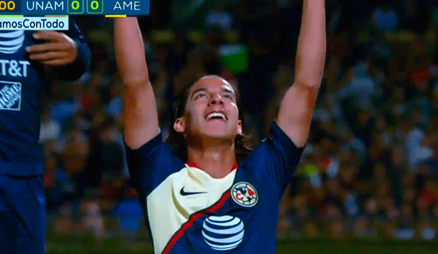 América vs Pumas: gran jugada y mejor definición de Lainez para el 1-0 [VIDEO]