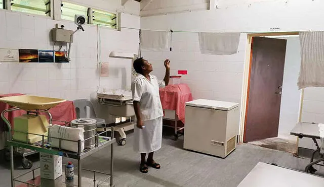La sala de trabajo en una clínica de Papúa Nueva Guinea. Foto: The Guardian