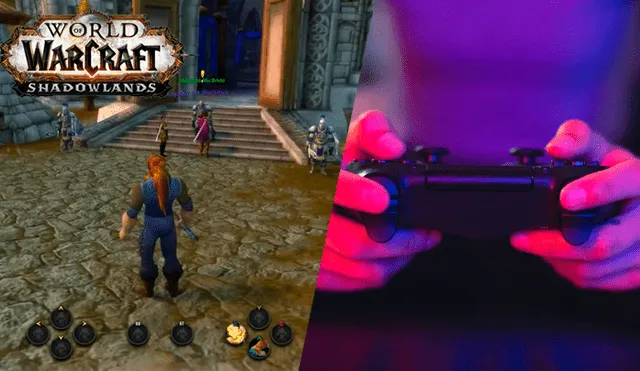 Códigos de World of Warcraft Shadowlands revelan que se podría jugar con mando.