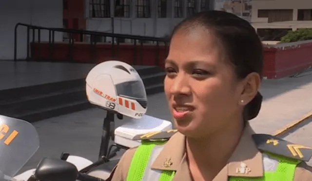 Surco: colectiveros intentaron amedrentar a mujer policía [VIDEO]