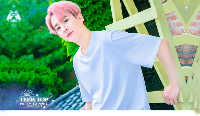 Chunji, es vocalista y bailarín del grupo K-pop, TEEN TOP. Crédito: Instagram