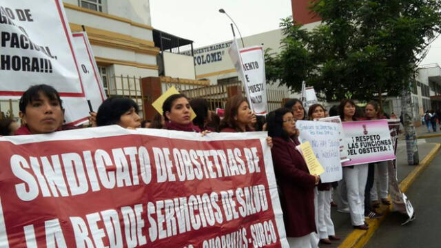 Federación Nacional de Obstetras en huelga nacional indefinida