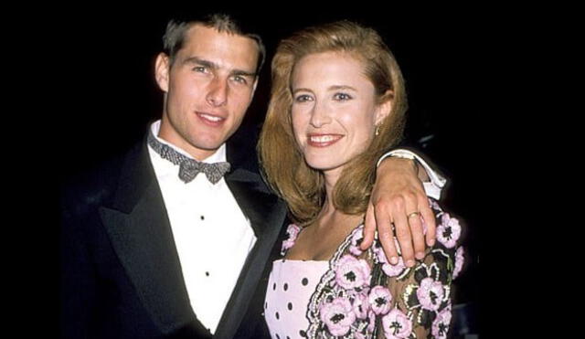 Tom Cruise y Mimi Rogers mantuvieron una relación que los llevó al altar en 1987. (Foto: Twitter / Old School)