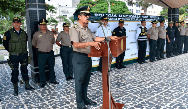 Chiclayo: Policía da a conocer plan de seguridad para Semana Santa