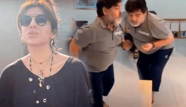 Maradona hija del exfutbolista argentino, Gianinna Maradona, crítica a su padre por bajarse los pantalones