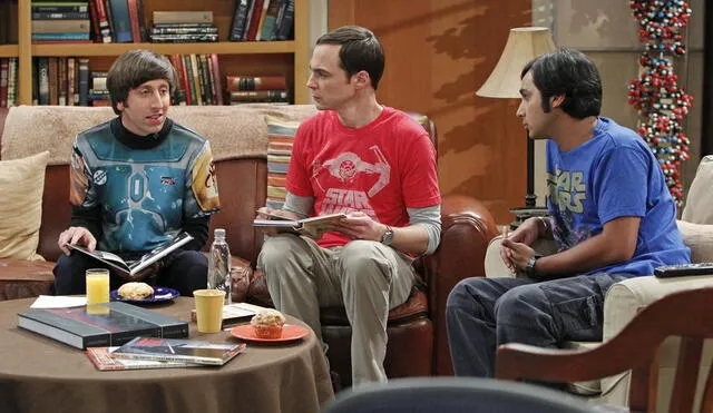 Escena de The Big Bang Theory.