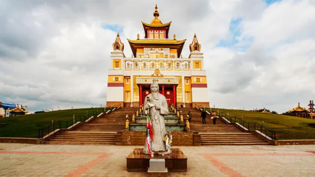 El Templo de Oro en Rusia, el santuario más grande de Europa. Foto: difusión.