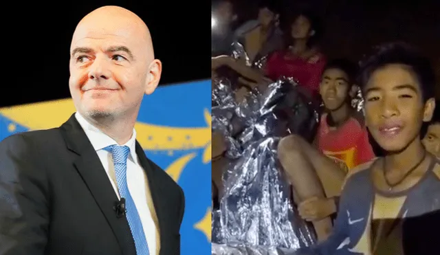 FIFA invitará a los niños atrapados en la cueva de Tailandia a la final del Mundial