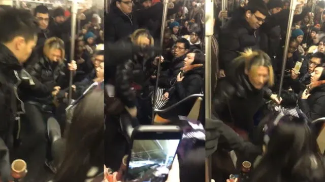 EEUU: mujer agredió y humilló a una joven en el metro por ser de origen asiático