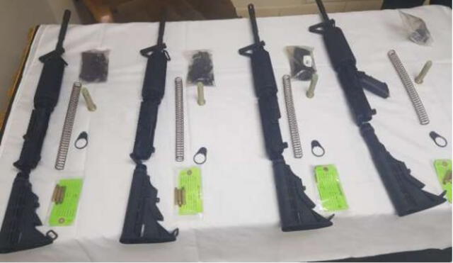 Investigan hallazgo de 4 fusiles de guerra en agencia Serpost de Los Olivos