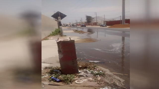 Reportan desborde de regadío en Trujillo