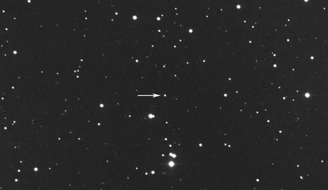 Asteroide 1998 OR2 captado el 24 de marzo. Crédito: Virtual Telescope.