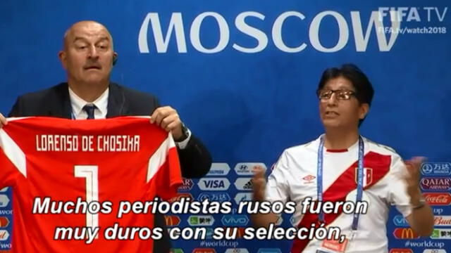 DT de Rusia agradeció a periodista peruano por la clasificación a cuartos de final [VIDEO]