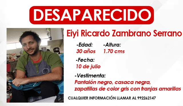 Ciudadano venezola se encuentra desaparecido. Foto: Composición / La República