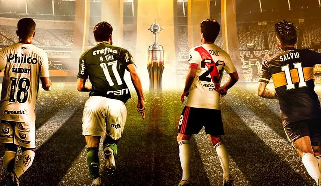Boca Juniors, River Plate, Santos y Palmeiras buscarán la gloria eterna. Foto: Conmebol Libertadores