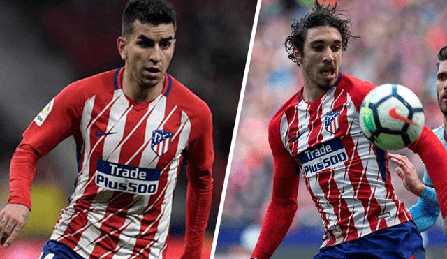 Ángel Correa y Sime Vrsaljko son los dos positivos por coronavirus del Atlético Madrid. | Foto: AFP/EFE