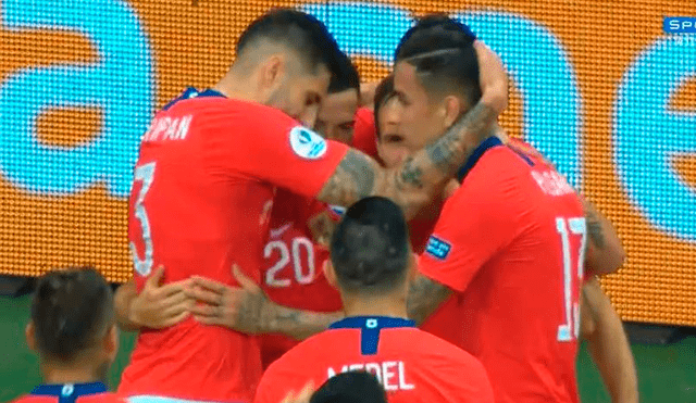 Juan Pedro Fuenzalida puso el primero a favor de Chile contra Ecuador por la segunda jornada del Grupo C de Copa América 2019.