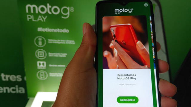 Motorola Moto G8 Play.