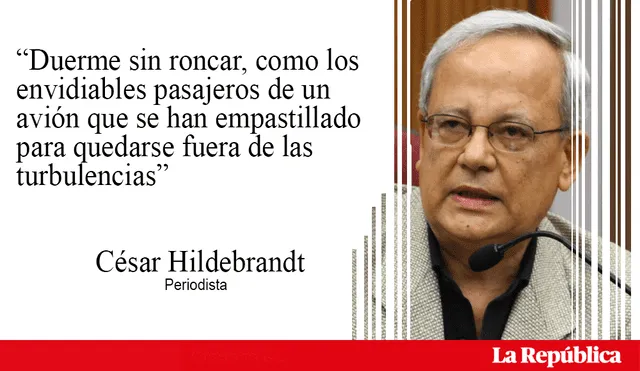 César Hildebrandt a Héctor Becerril: "Le recomiendo el opio" [FOTOS]
