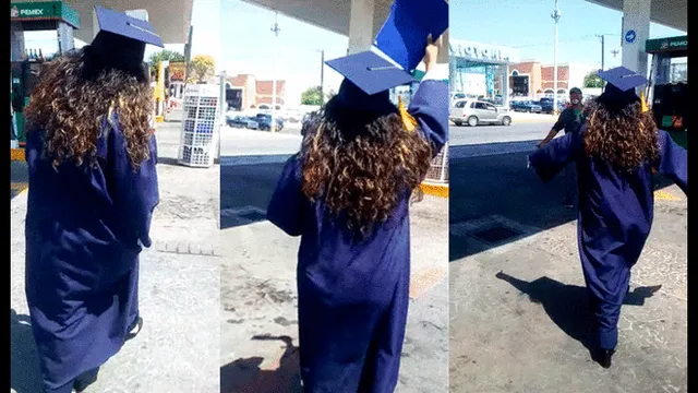 Padre tiene emotiva reacción cuando su hija lo sorprende con su diploma de graduación [VIDEO]