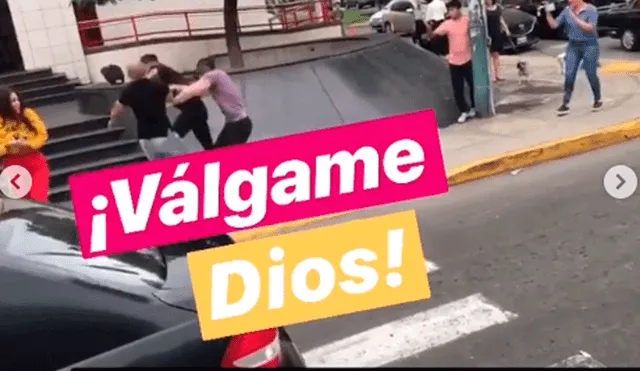 Nuevos videos de Erick Sabater y Coto Hernández peleando en plena calle