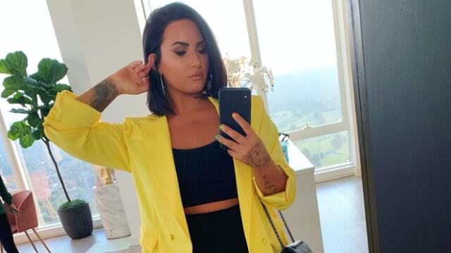Demi Lovato le dice adiós a sus 26 años con atrevida foto en Instagram