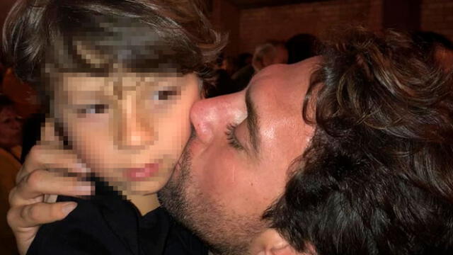 Antonio Pavón y su hijo  Foto: Instagram