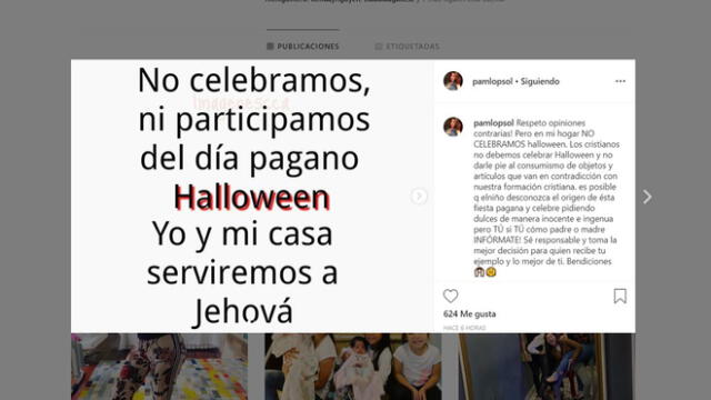 Esposa de Christian Cueva prohíbe que sus hijos celebren Halloween