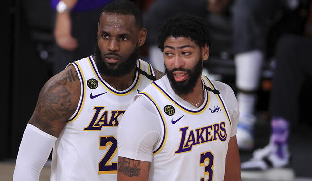 Lakers contrs Rockets por el Game 5 de los NBA Playoffs 2020. Foto: AFP