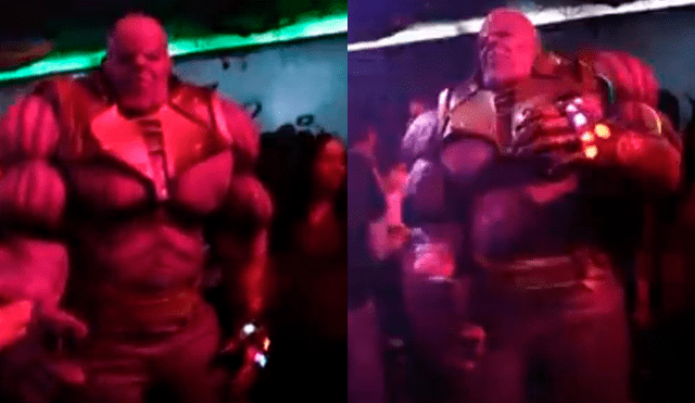 Facebook: Thanos es descubierto bailando 'Terrible Cumbión' luego de chasquear los dedos [VIDEO]