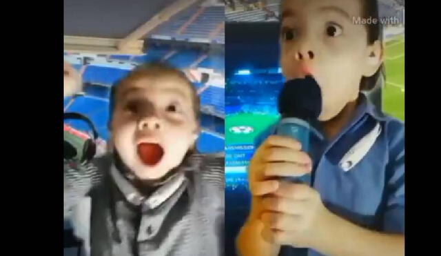 La pequeña fanática del fútbol imitó el relato de la final de Libertadores. Foto: Facebook/TikTok/@francesamiranda