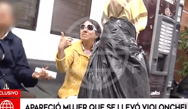Miraflores: mujer devolvió instrumento musical robado en centro comercial [VIDEO]