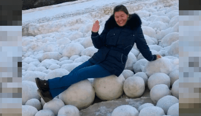 Los extraños ‘huevos de hielo’ que decoran una playa en Finlandia [VIDEO] 