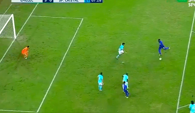 Emelec vs Sporting Cristal: Brayan Angulo anota su doblete y decreta la goleada [VIDEO]