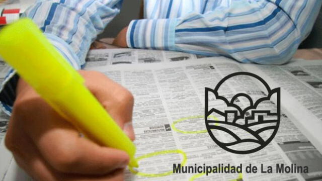 Ofertas de trabajo: Municipalidad de La Molina ofrece 53 puestos con sueldos de hasta S/ 8 mil