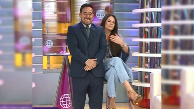 Rebeca Escribens avergüenza a Óscar del Portal con castigo en vivo