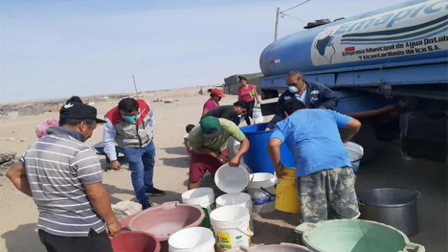 Ica: Municipalidad entregó más de 600.000 litros de agua potable a asentamientos humanos