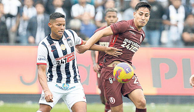 Juntos. Alianza Lima y Universitario luchan en conjunto por los derechos de televisión. Foto: Luis Jiménez/La República