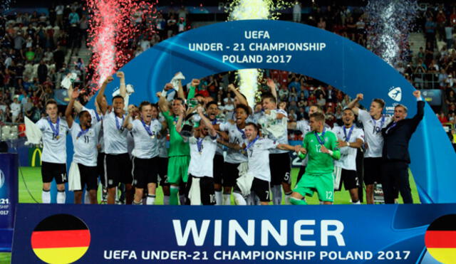 Alemania venció a España y se coronó campeón de la Eurocopa Sub-21 [VIDEO]